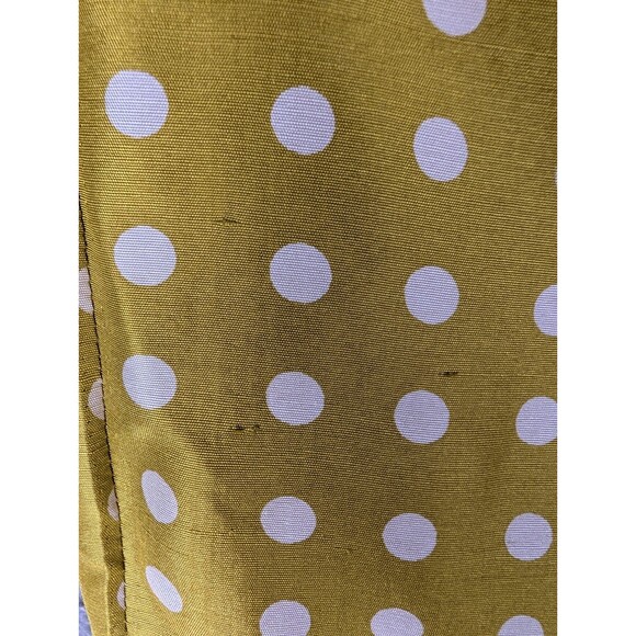 J Crew Dress Womens Size 4 Yellow 100% Silk Rosette Artsy Event Wedding Party - Picture 4 of 15